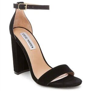 Steve Madden Black Carrson Suede High Heels